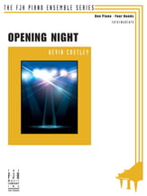 Opening Night piano sheet music cover